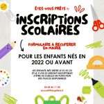 INSCRIPTIONS SCOLAIRES