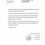 RECRUTEMENT DE SAISONNIERS