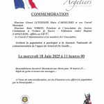 COMMEMORATION 18 JUIN 2025