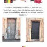 PORTES DU GROUPE SCOLAIRE MICHEL BERNARD